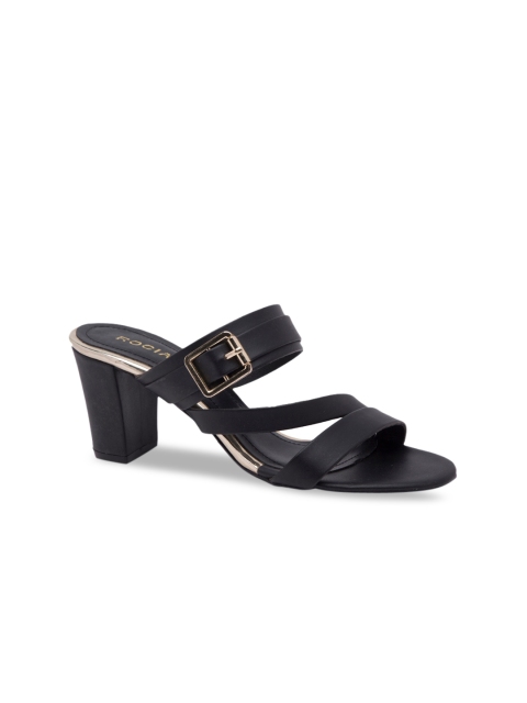 

Rocia Women Black Solid Heels