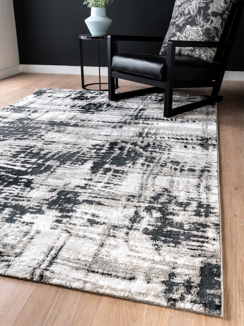 

DDecor Black & White Abstract Small Carpet
