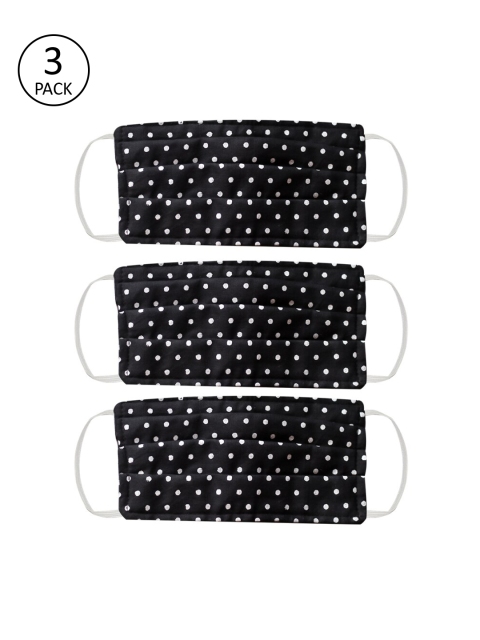 

Bellofox Unisex 3Pcs 3Ply Protective Outdoor Face Masks, Black