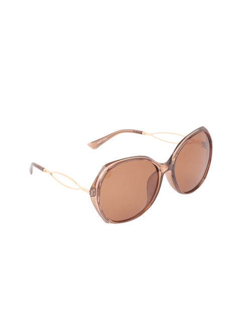 

MARC LOUIS Women Oversized Polarised Sunglasses 2024 C4 SG, Brown