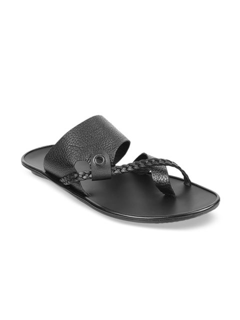 

Metro Men Black Comfort Sandals
