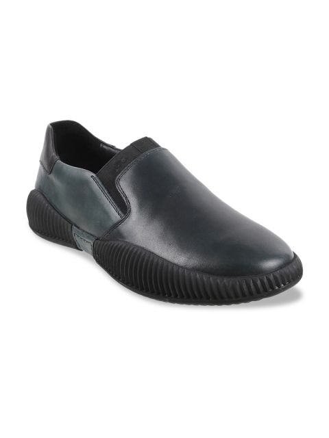 

Metro Men Navy Blue Slip-On Sneakers