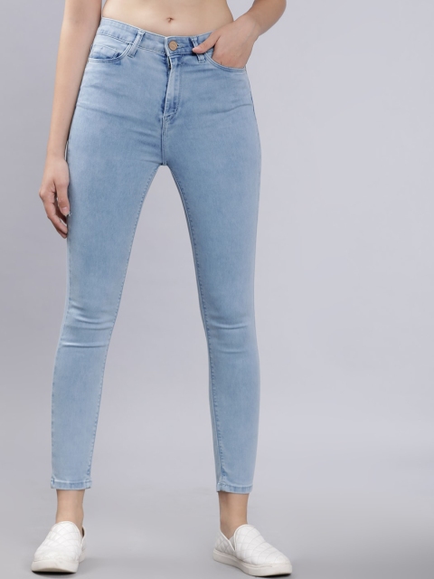 

Tokyo Talkies Women Blue Super Skinny Fit High-Rise Clean Look Stretchable Jeans