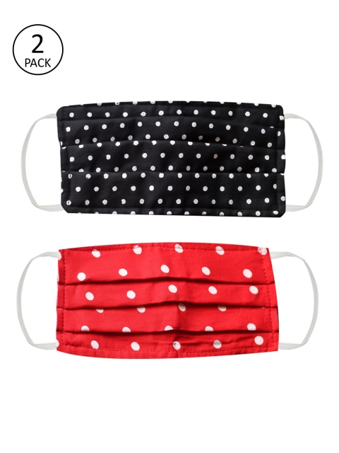 

Bellofox Unisex 2Pcs 3Ply Protective Outdoor Face Masks, Black