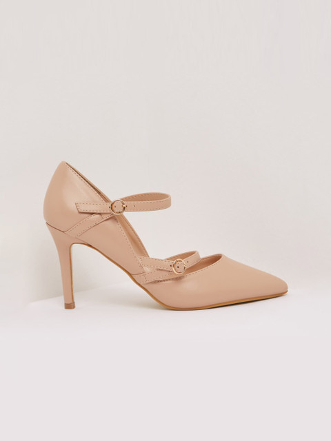 

shoexpress Women Beige Solid Pumps