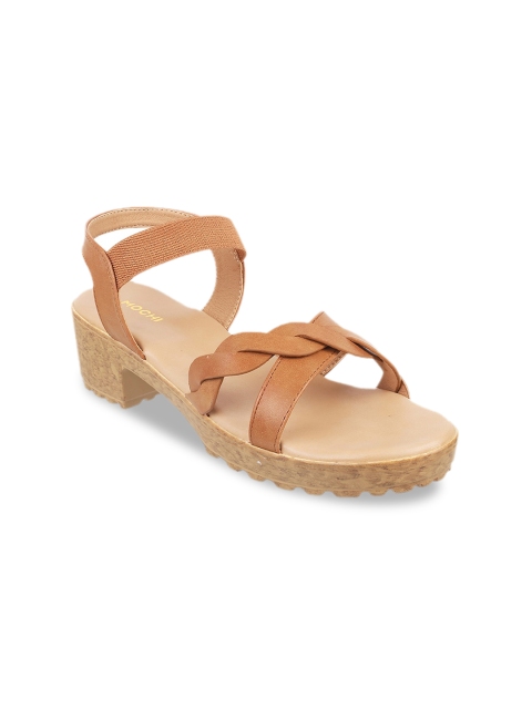 

Mochi Women Tan Brown Solid Heels