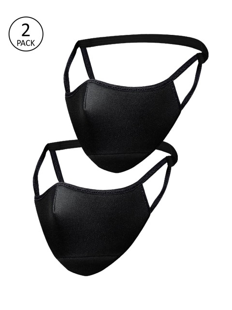 

Impulse Unisex Black 2 Pcs 4-ply Reusable Outdoor Masks