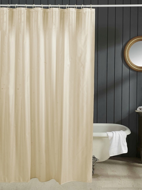 

OBSESSIONS Cream-Coloured Striped Hilton Shower Curtain