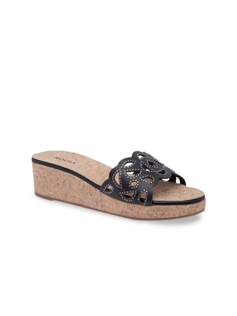 

Rocia Women Black Solid Heels