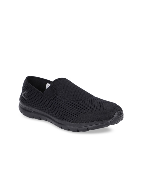 

Power Men Black Mesh Walking Shoes