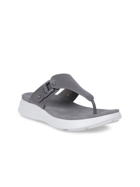 

Bata Women Grey Solid Sandals