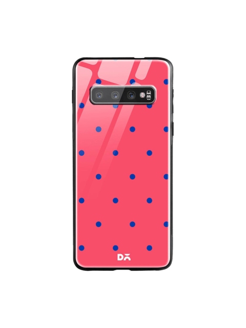

DailyObjects Pink & Blue Bubbles Candy Samsung Galaxy S10 Glass Case