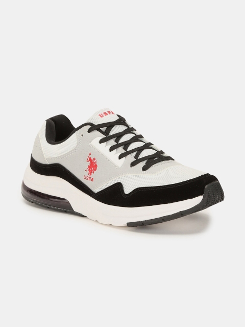 

U.S. Polo Assn. Men Black & Grey Synthetic Walking Shoes