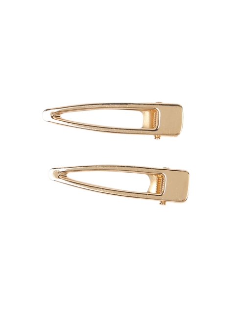 

FOREVER 21 Gold-Toned Set Of 2 Tic Tac Hair Clip