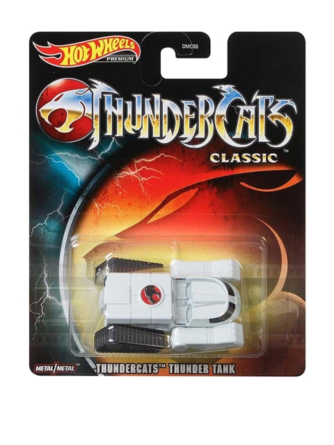 

Hot Wheels Unisex Kids White & Black Thundercats Classic Thunder Tank Toy