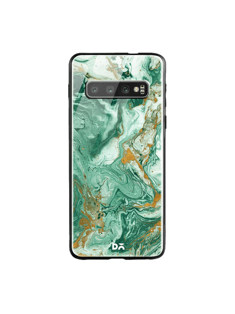

DailyObjects Sea Green & Gold-Toned Marble Forest Samsung Galaxy S10 Glass Case