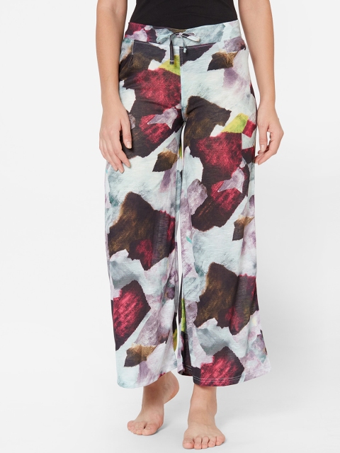 

Juliet Women White & Red Printed Lounge Pants