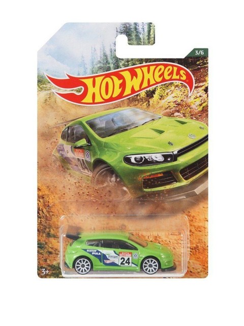 

Hot Wheels Unisex Kids Green Backroad Rally Volkswagen Scirocco GT 24 Toy