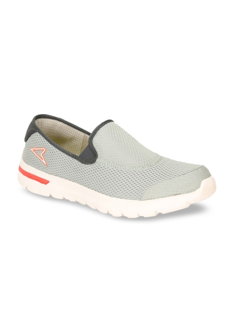 

Power Men Grey Slip-On Sneakers
