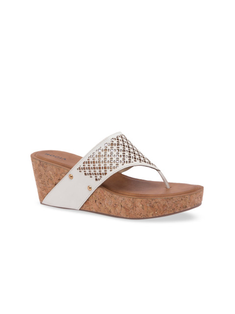 

Rocia Women White Solid Wedge Heels