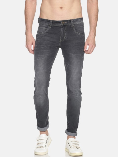 

Chennis Men Grey Slim Fit Mid-Rise Clean Look Jeans