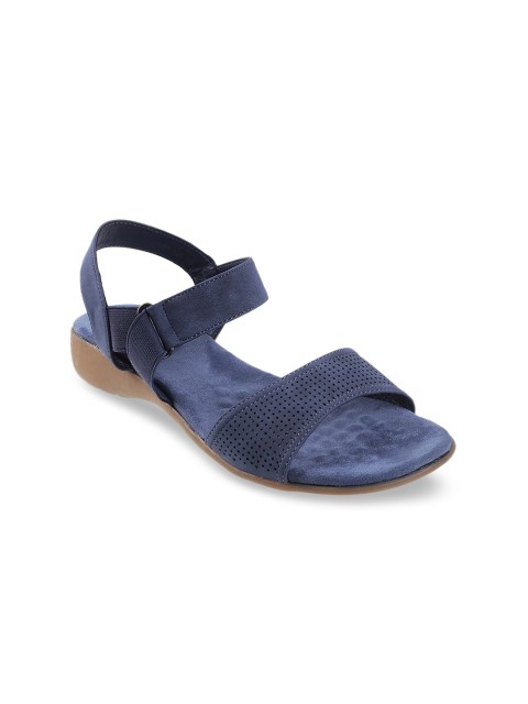 

Metro Women Navy Blue Solid Wedges