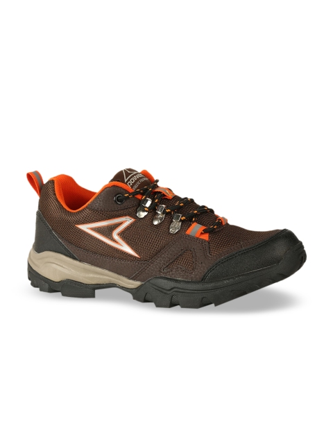 

Power Men Brown & Black Mesh Running Shoes
