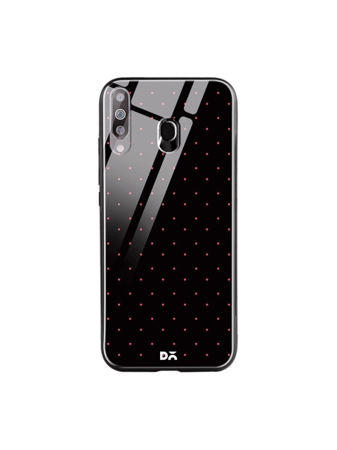 

DailyObjects Black & Pink Constellation Dots Samsung Galaxy M30 Glass Case
