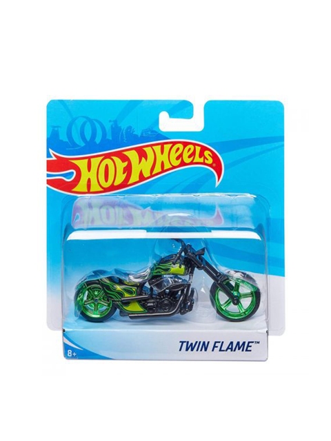 

Hot Wheels Kids Green & Black Street Power Twin Flame Cruiser