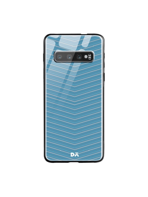 

DailyObjects Blue & White Blueberry Broken Twills Samsung Galaxy S10 Glass Case
