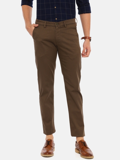 

Classic Polo Men Brown Slim Fit Solid Regular Trousers
