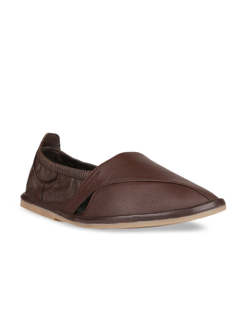 

Regal Men Coffee Brown Leather Shoe-Style Sandals