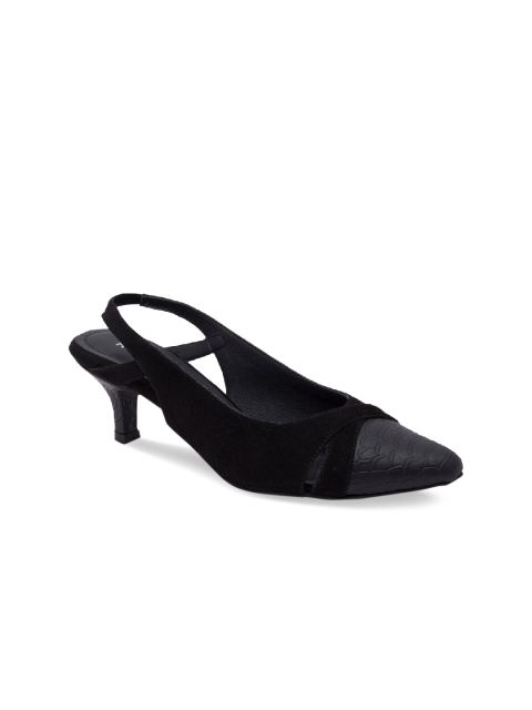 

Rocia Women Black Solid Pumps