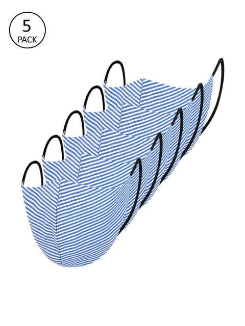 

Impulse Unisex 4Ply 5Pcs Protective Outdoor Face Masks, Blue