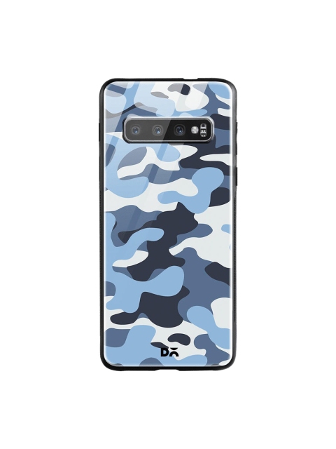 

DailyObjects Blue & White Camouflage Aquatic Samsung Galaxy S10 Glass Case