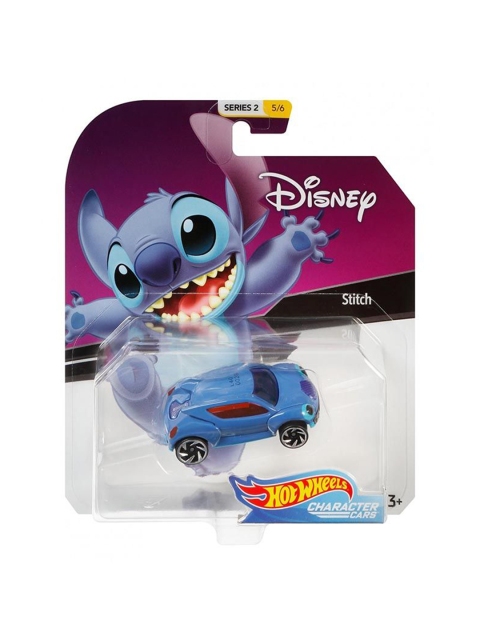 Hot Wheels Kids Blue Collector Disney Stitch Character Toy Vehicle