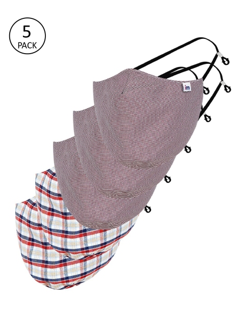 

Impulse Unisex 5 Pcs 4-Ply Reusable I95 Outdoor Masks, Multi