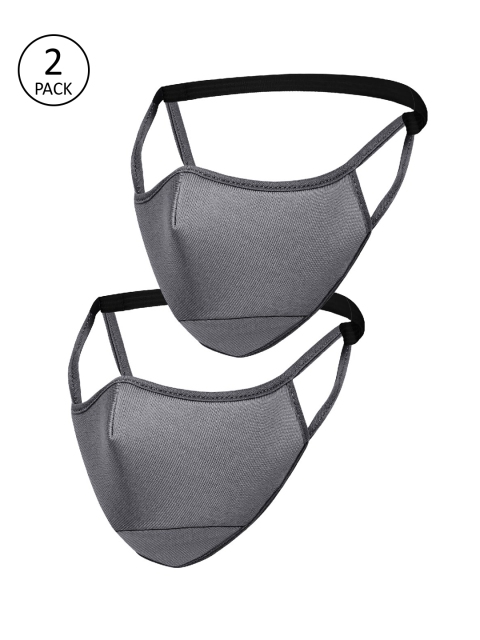 

Impulse Unisex Grey 2 Pcs 4-ply Reusable Outdoor Face Masks