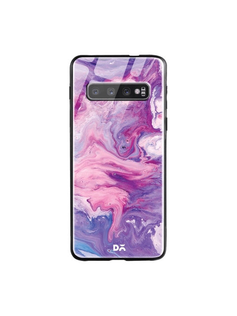 

DailyObjects Pink & Purple Marble Unicorn Samsung Galaxy S10 Glass Case