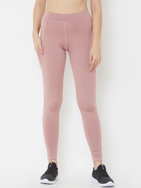 

Sweet Dreams Women Pink Solid Gym Tights