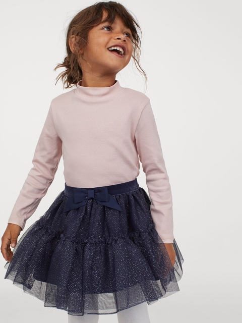 

H&M Girls Blue Glittery Tulle Skirt