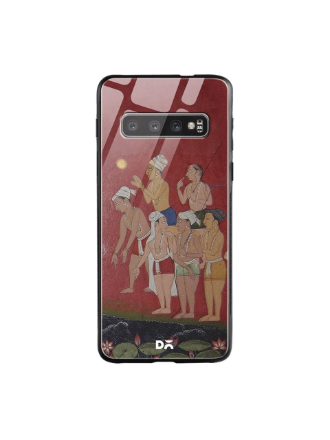

DailyObjects Maroon & Beige Riverside Samsung Galaxy S10 Glass Case