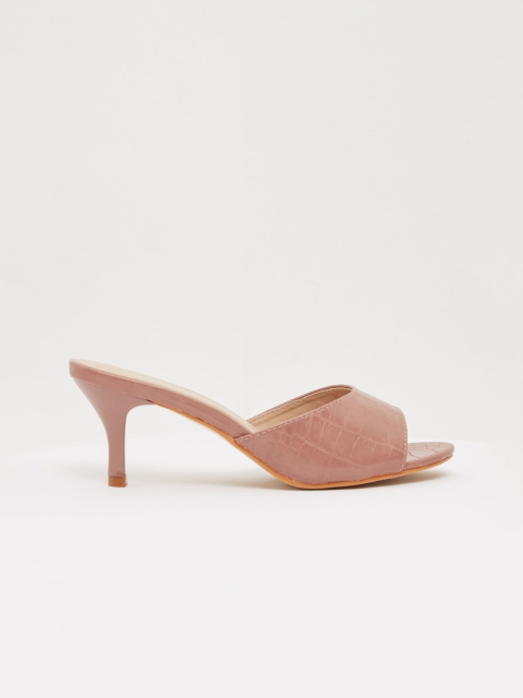 

shoexpress Women Pink Solid Kitten Heels