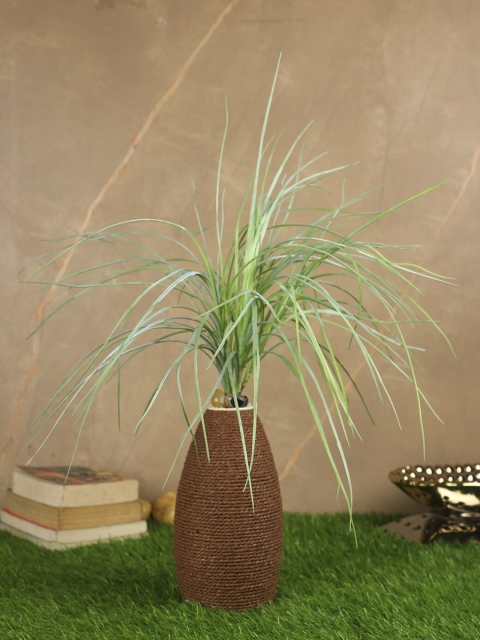 

PolliNation Green Artificial Bush For Decor without Pot, White