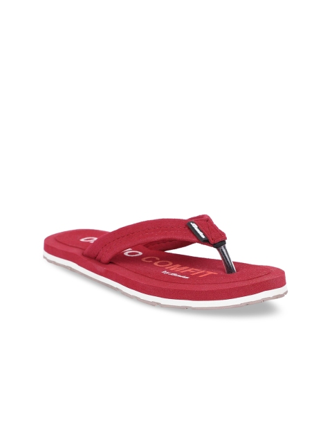 

Bata Women Red Printed Thong Flip-Flops