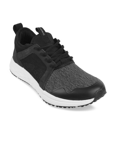 

VIONIC Men Black & Grey Textured Sneakers