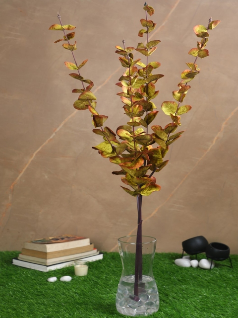 

PolliNation Brown & Mustard Yellow Premium Artificial Eucalyptus Flower Stick