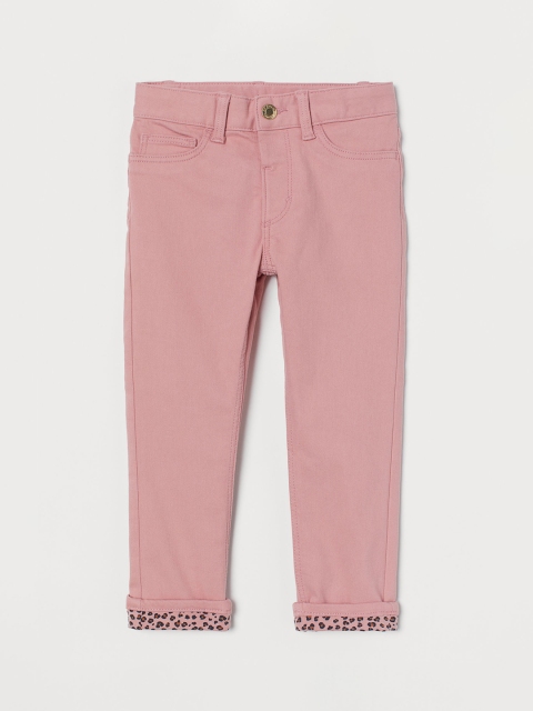

H&M Girls Pink Skinny Fit Lined Jeans