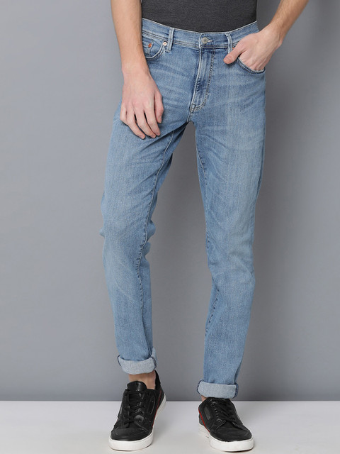 

GANT Men Blue Slim Fit Mid-Rise Clean Look Stretchable Jeans