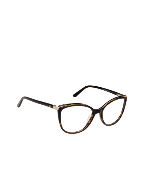 

David Blake Women Brown Tortoise Shell Full Rim Cateye Frames EWDB2337MK8C2
